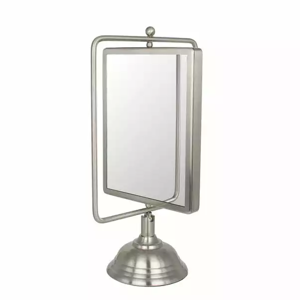 Dunelm Keepers Lodge Satin Nickel Mirror - Image 2