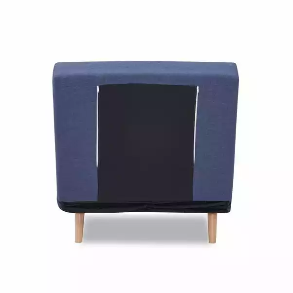 Leader Lifestyle Macy Fabric Blue Chair Bed - Image 6