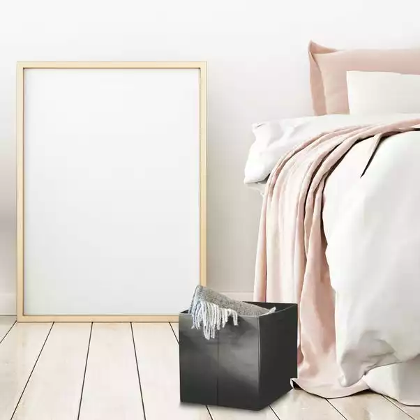 Dunelm Set Of 3 Grey Foldable Storage Boxes - Image 2