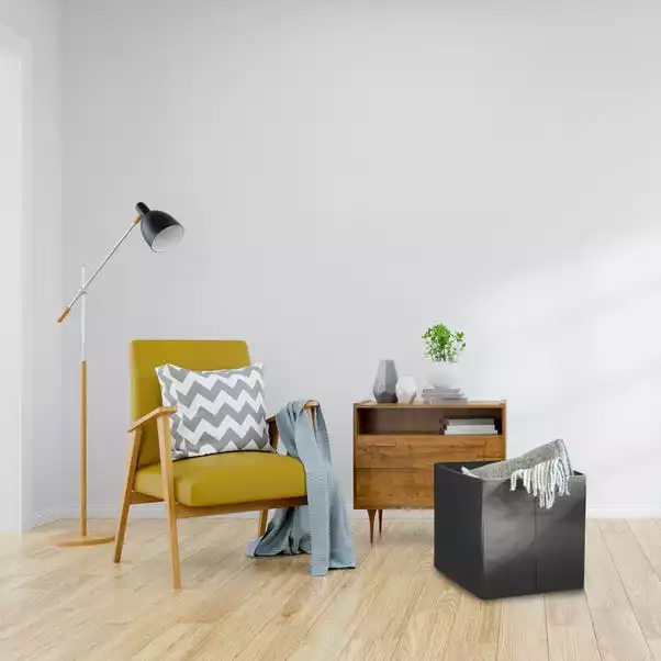 Dunelm Set Of 3 Grey Foldable Storage Boxes - Image 4