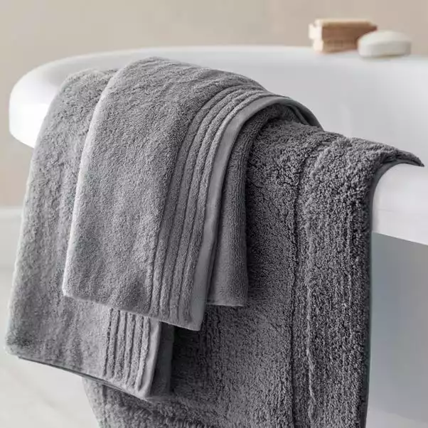 Dorma Sumptuously Soft Dove Grey Bath Mat - Image 4