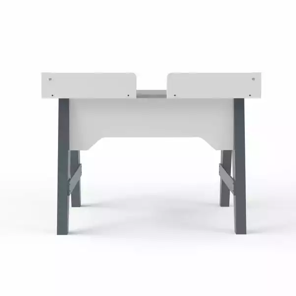 Alphason Truro Grey And Marble Effect Desk - Image 4