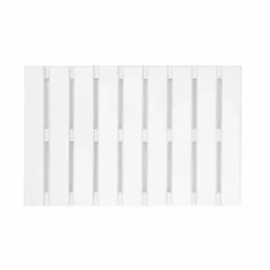 Dunelm White Wood Rectangular Duck Board