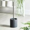 Dunelm Grey Resin Toilet Brush Holder