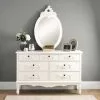 Dunelm Toulouse 7 Drawer Chest, Ivory