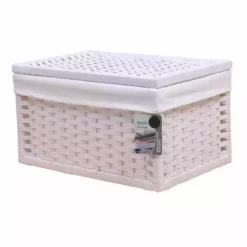 Dunelm White Paper Rope Trunk
