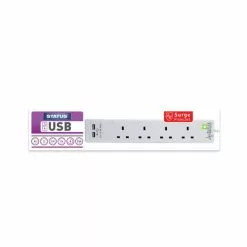 Status 4 Way 2M Extension - 2USB Ports