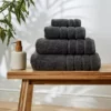 Dunelm Dark Grey Ultimate Towel