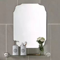 Dunelm Vintage Bevelled Edge Mirror, 45x60cm