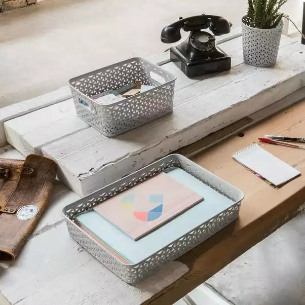 Curver 4L Grey Basket - Image 2