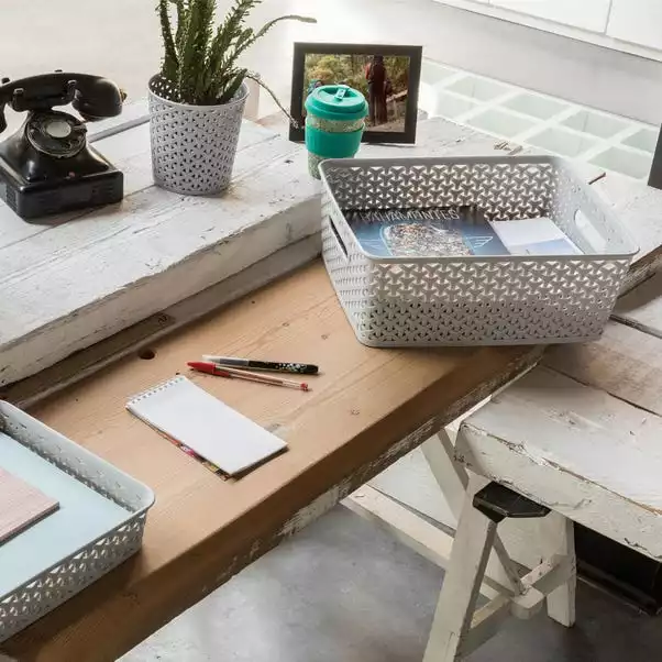 Curver 13L Grey Basket - Image 2