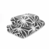 Dunelm Charcoal Geo Towel