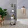 Elements 4 Tier Black Wire Storage Caddy