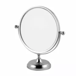 Dunelm Oversized Round Chrome Mirror, 25cm