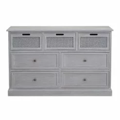 Dunelm Lucy Cane 7 Drawer Chest