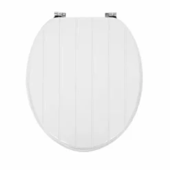 Dunelm Tongue And Groove White Toilet Seat