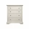 Dunelm Charlotte 4 Drawer Chest, Ivory