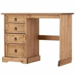 Seconique Corona 3 Drawer Dressing Table, Pine