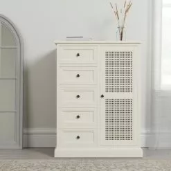 Dunelm Lucy Small Single 5 Drawer Wardrobe