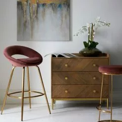 Dunelm Rumi 3 Drawer Chest, Mango Wood