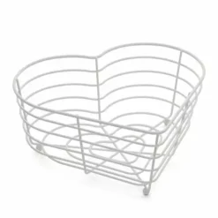 Dunelm Heart Wire Fruit Basket