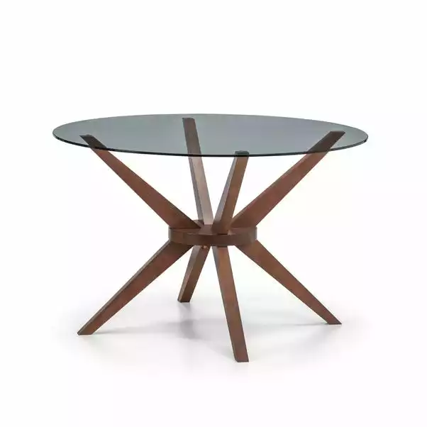 Julian Bowen Chelsea Round Glass Table