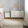 Dunelm Maurice 6 Drawer Chest, White