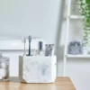 Dunelm Marble Resin Toothbrush Holder