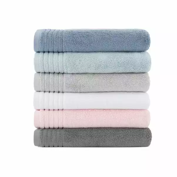 Dorma Tencel Sumptuously Soft Porcelain Blue Towel - Image 6