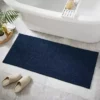 Dunelm Navy Mini Bobble Bath Runner