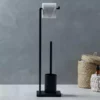 Dunelm London Matt Black Toilet Butler