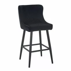 Dunelm Montreal Velvet Bar Stool