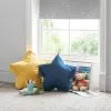 Dunelm Kid's Isla Star Pouffe Citrus