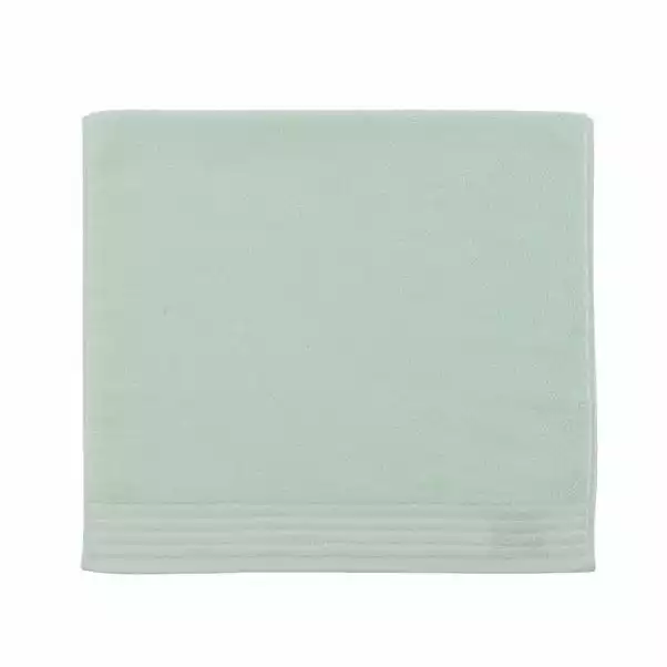 Dorma Tencel Sumptuously Soft Grey Green Towel - Image 5