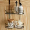 Dunelm Bathroom Basics Two Tier Over Door Caddy