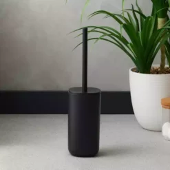 Dunelm Black Anti Bacterial Toilet Brush