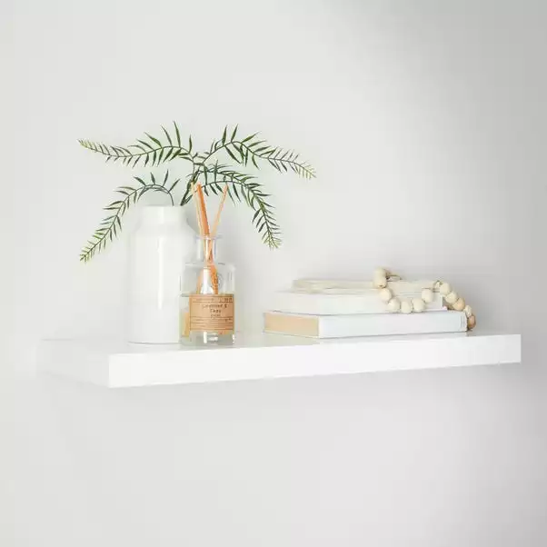 Dunelm White Floating Shelf