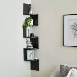 Dunelm Corner Wall Mounted Shelving Unit