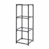 Dunelm Modular 4 Shelf Black Frame Component