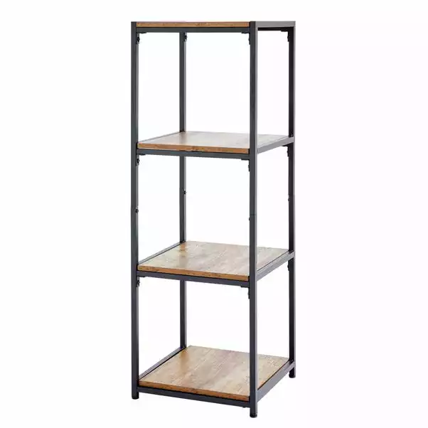 Dunelm Modular 4 Shelf Black Frame Component - Image 5