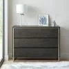 Dunelm Logan 3 Drawer Chest, Grey
