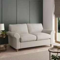 Dunelm Rosa Soft Chenille 2 Seater Sofa