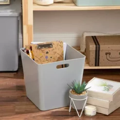 Dunelm Studio Grey Storage Cube