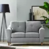 Dunelm Baxter Textured Weave 2 Seater Sofa