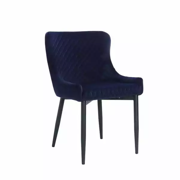 Dunelm Montreal Set Of 2 Velvet Dining Chairs - Image 3
