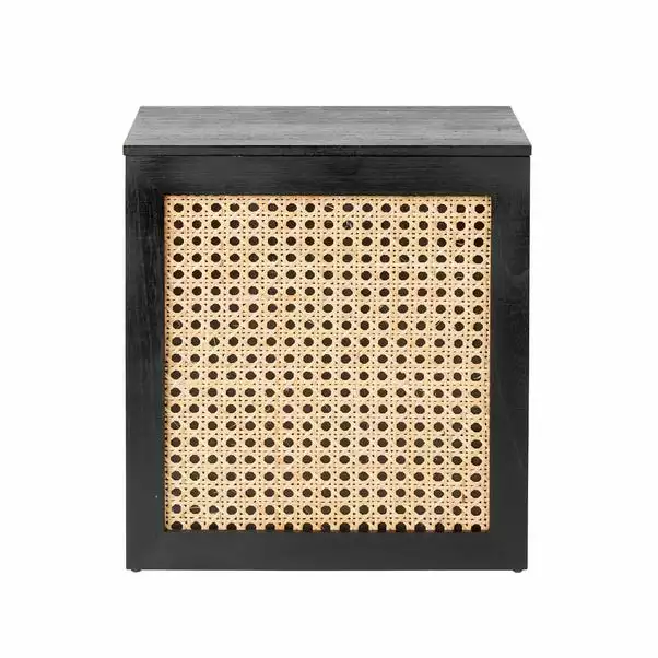 Dunelm French Cane Black Small Storage Box - Image 3