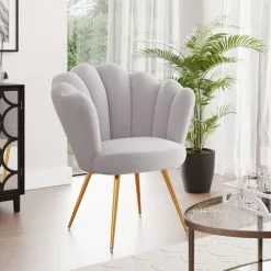 Dunelm Vivian Velvet Cocktail Chair