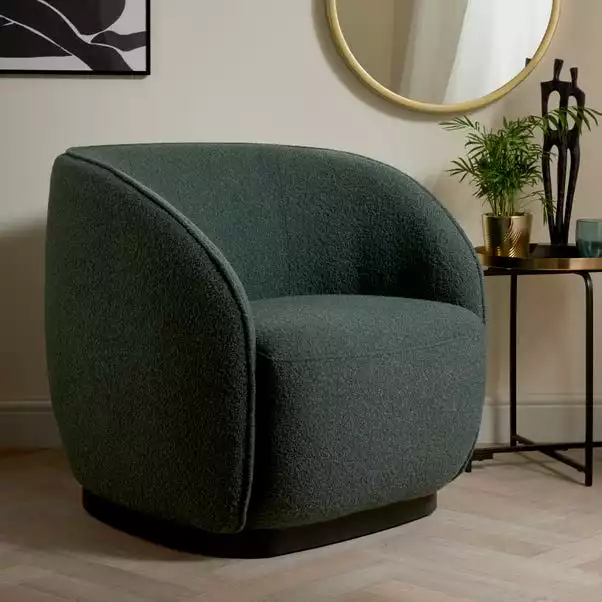 Dunelm Arlo Boucle Accent Chair