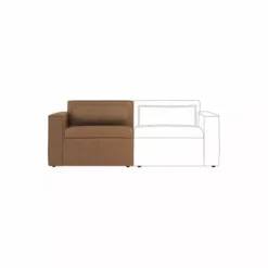 Dunelm Modular Arne Faux Leather Left Hand Seat