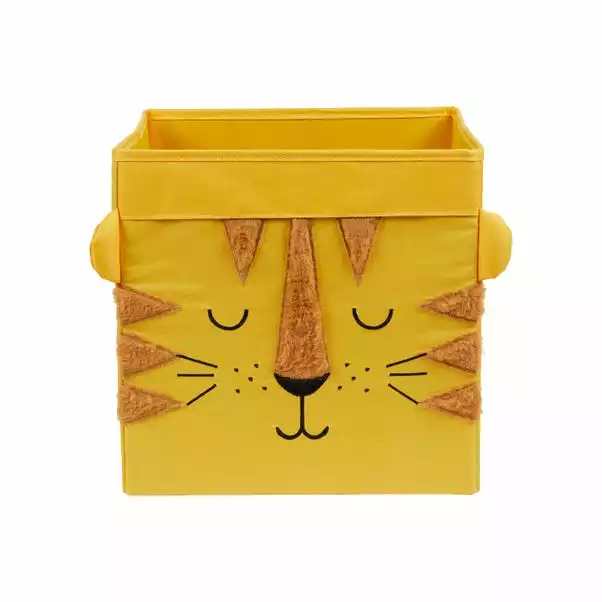 Dunelm Tiger Felt Foldable Box - Image 2